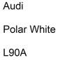 Preview: Audi, Polar White, L90A.